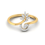 Dazzling Petal Grace Diamond Ring for Women