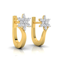 Stunning Bloom Dazzling Hoops 18K