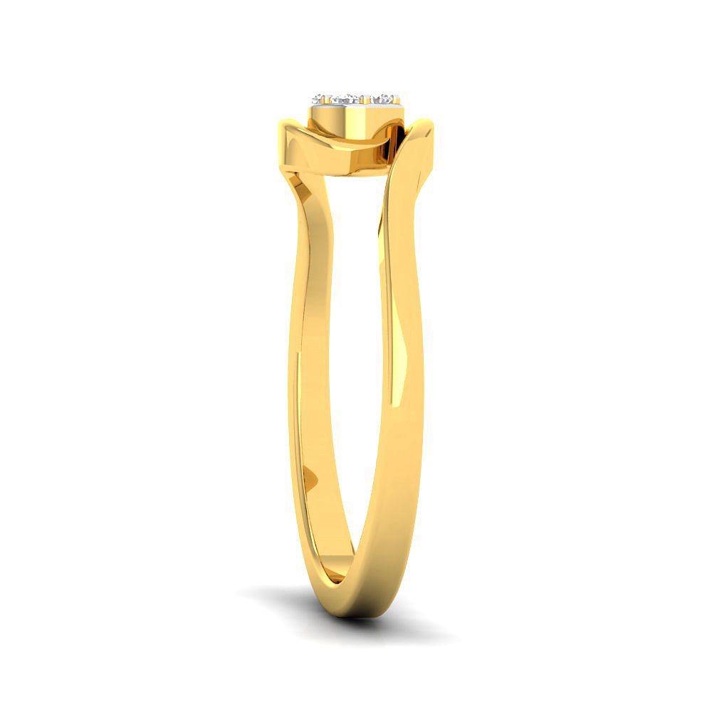 Refined Simplicity Diamond Ring for Women