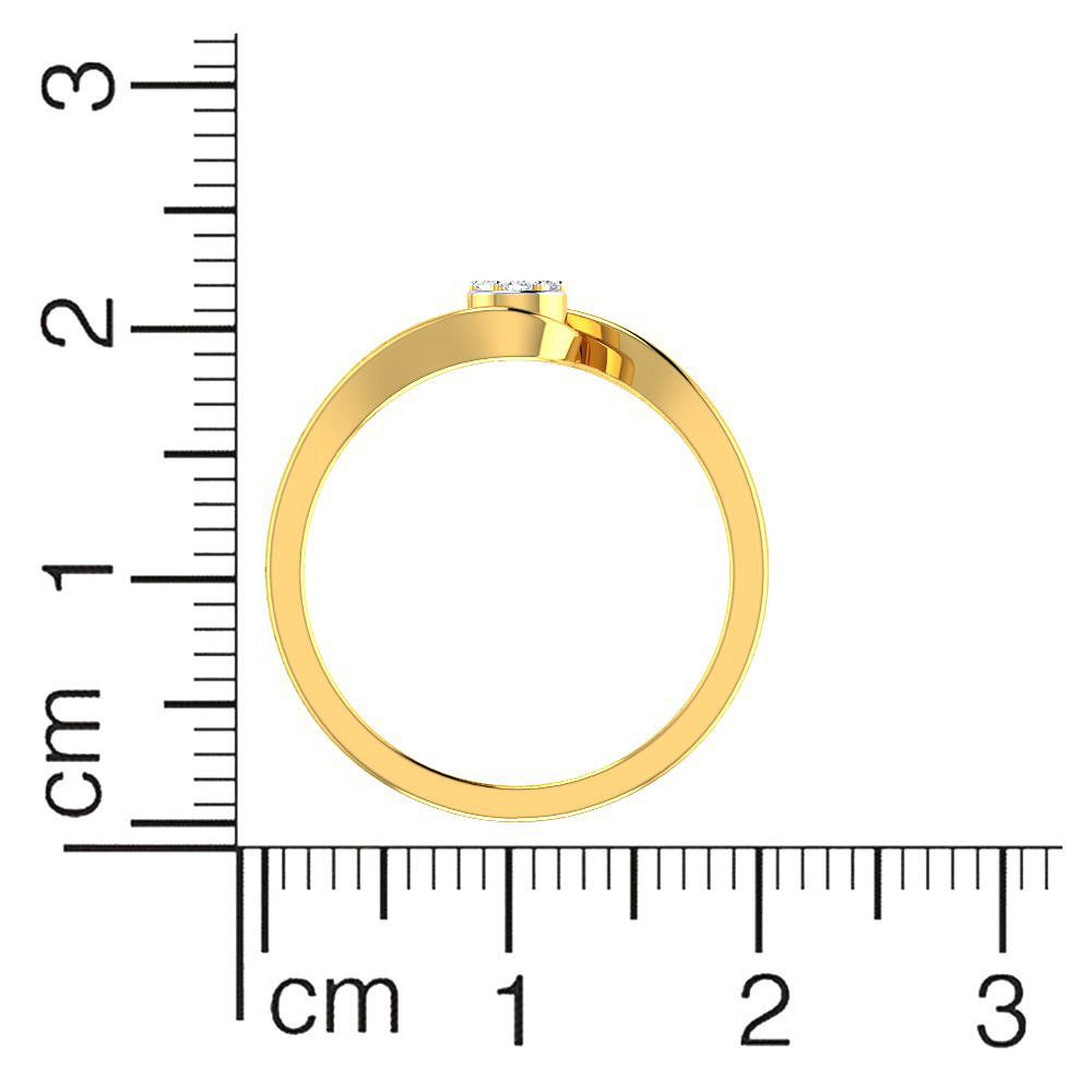 Refined Simplicity Diamond Ring for Women