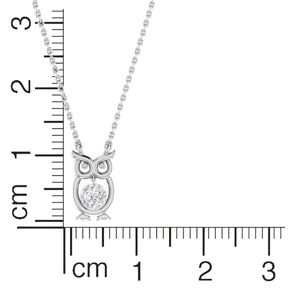 Stunning Hooter Gold Pendant