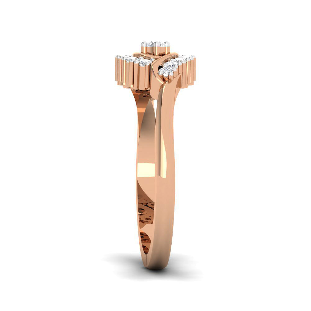 Aesthetic Glow Diamond Ring for Women