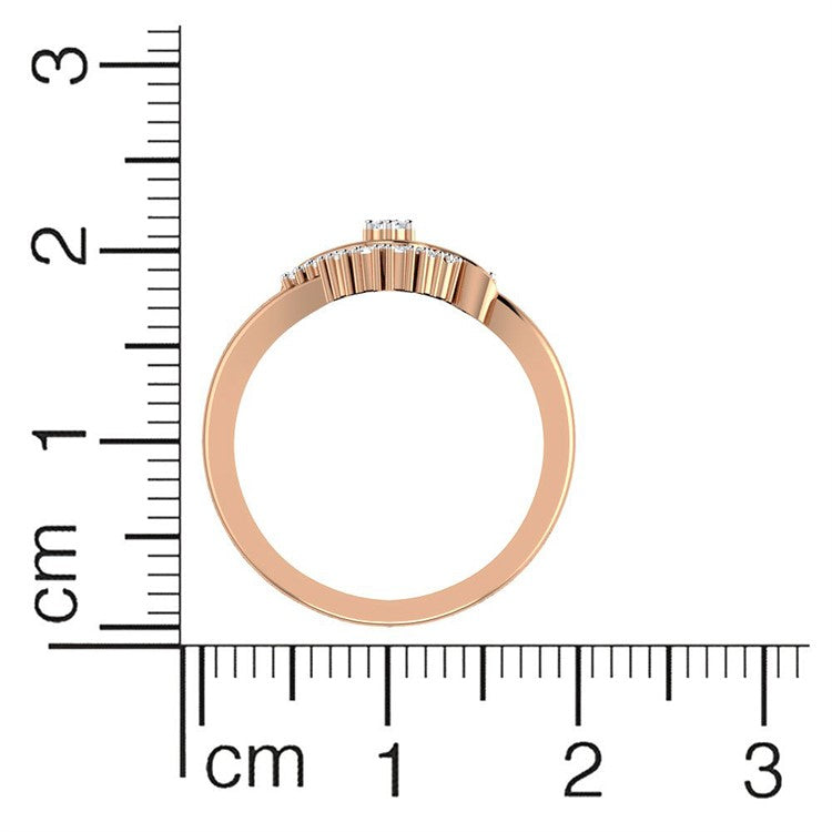 Aesthetic Glow Diamond Ring for Women