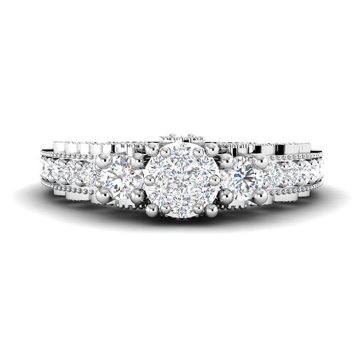 ShimmeEngagement Ring Elegance Diamond Engagement Ring for Women