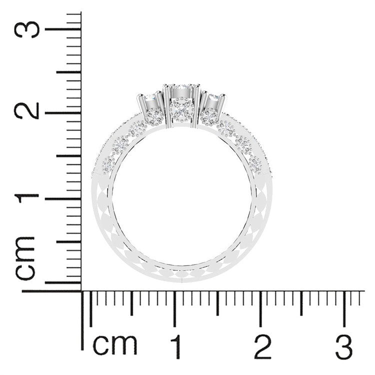 ShimmeEngagement Ring Elegance Diamond Engagement Ring for Women