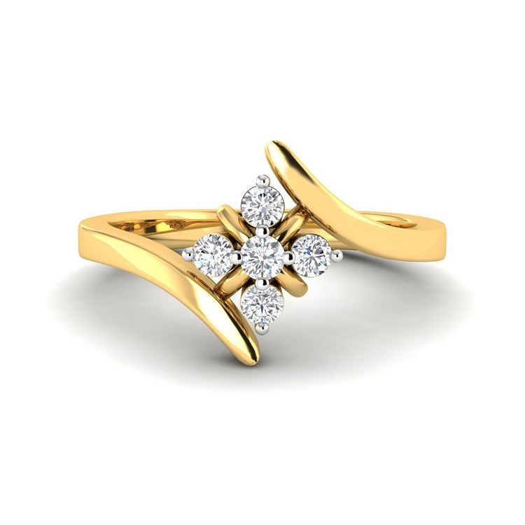 Snowflake Elegance Diamond Ring for Women