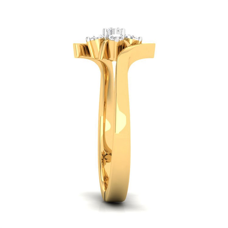 Snowflake Elegance Diamond Ring for Women