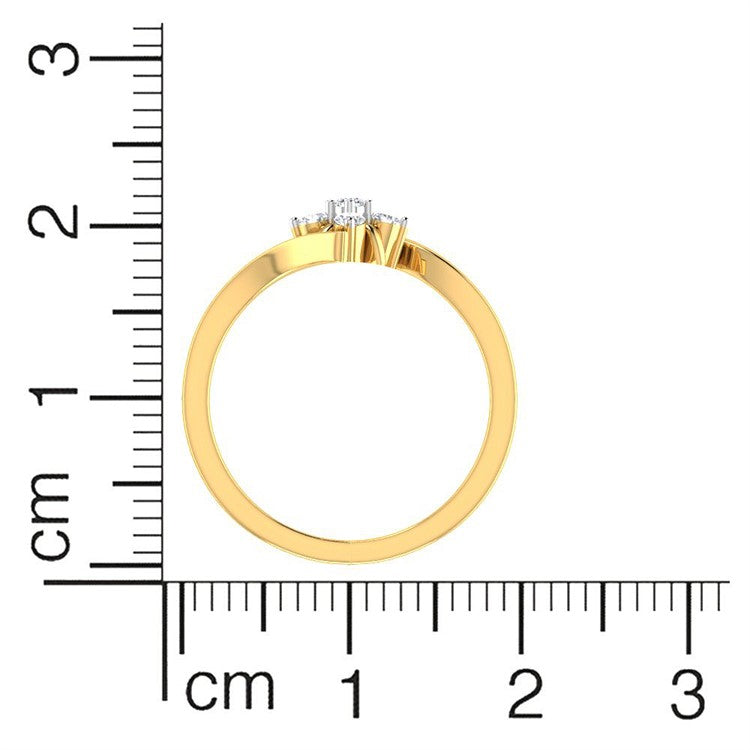 Snowflake Elegance Diamond Ring for Women