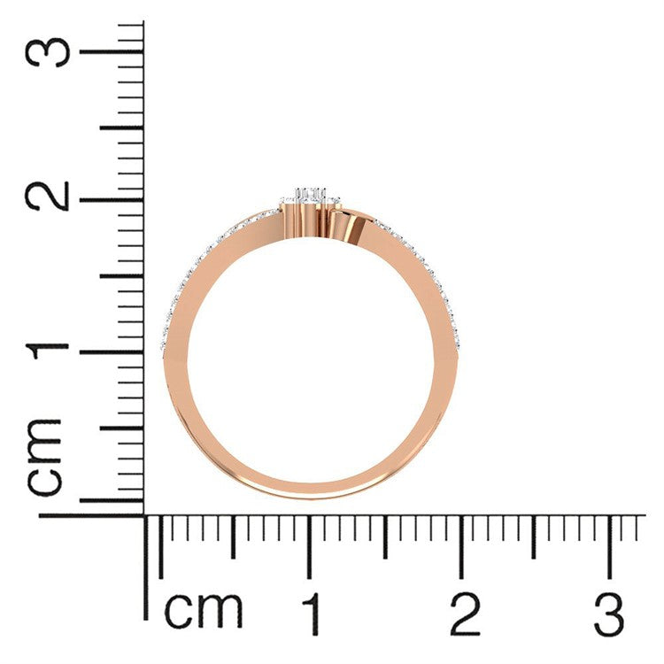 Modern Shimmer Diamond Ring for Women