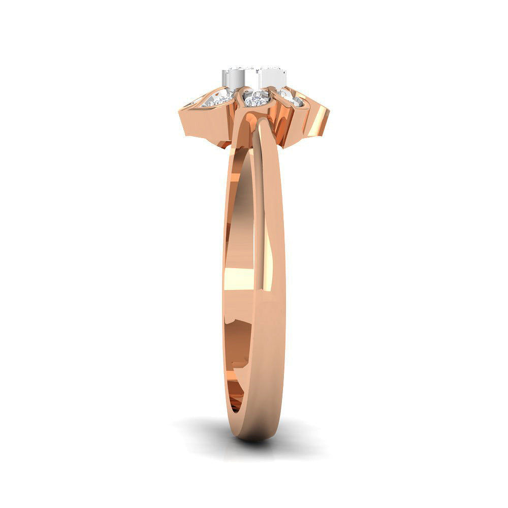 Flora Blossom Elegance Diamond Ring for Women