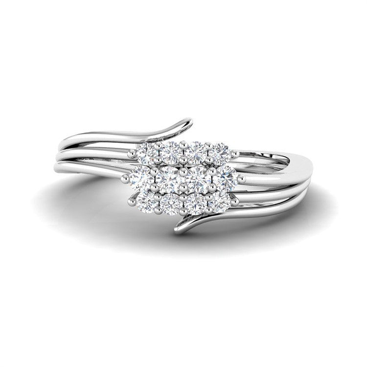Swirl in Elegance Diamond Ring for Women