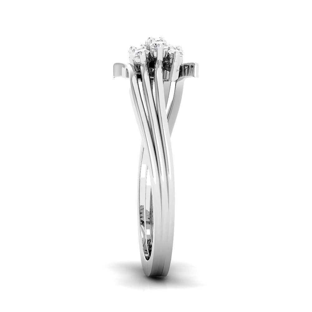 Swirl in Elegance Diamond Ring for Women