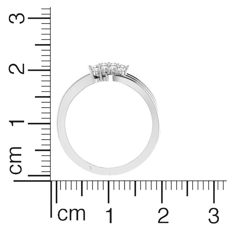 Swirl in Elegance Diamond Ring for Women