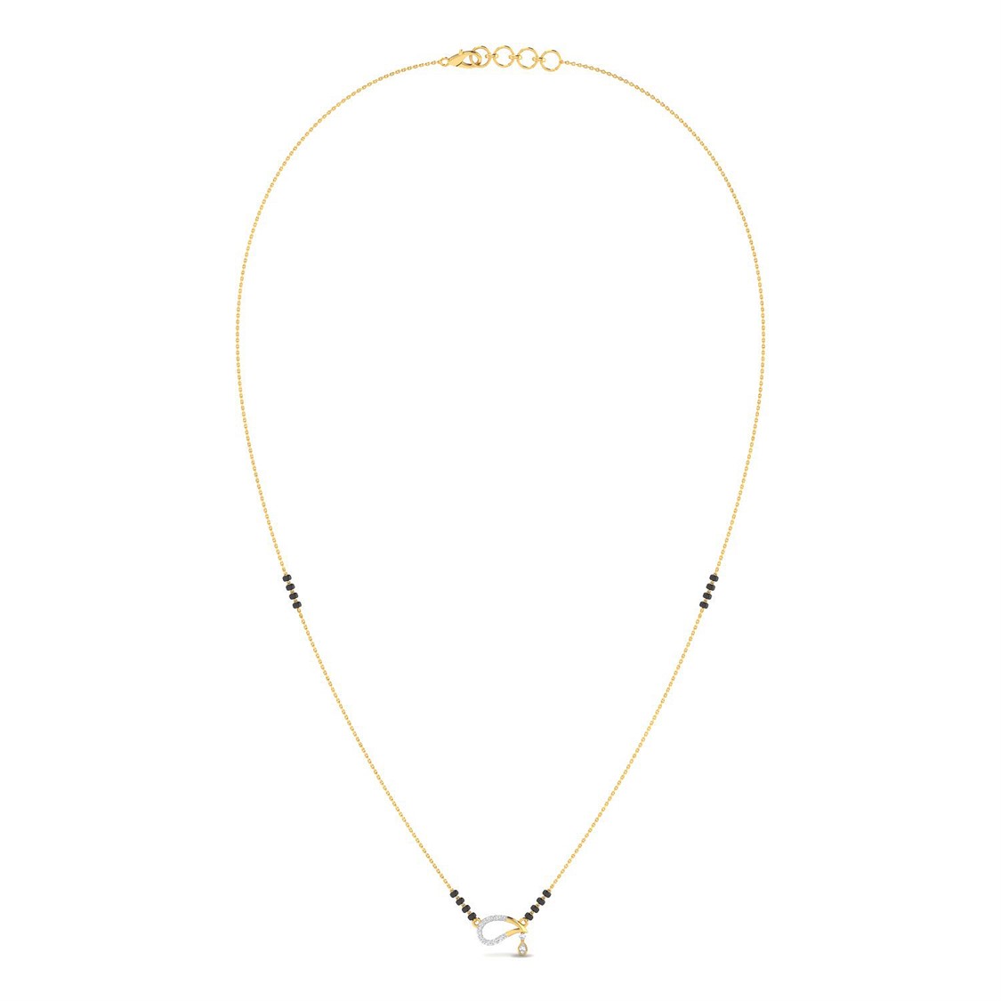 Captivating Diamond Short Mangalsutra 18K