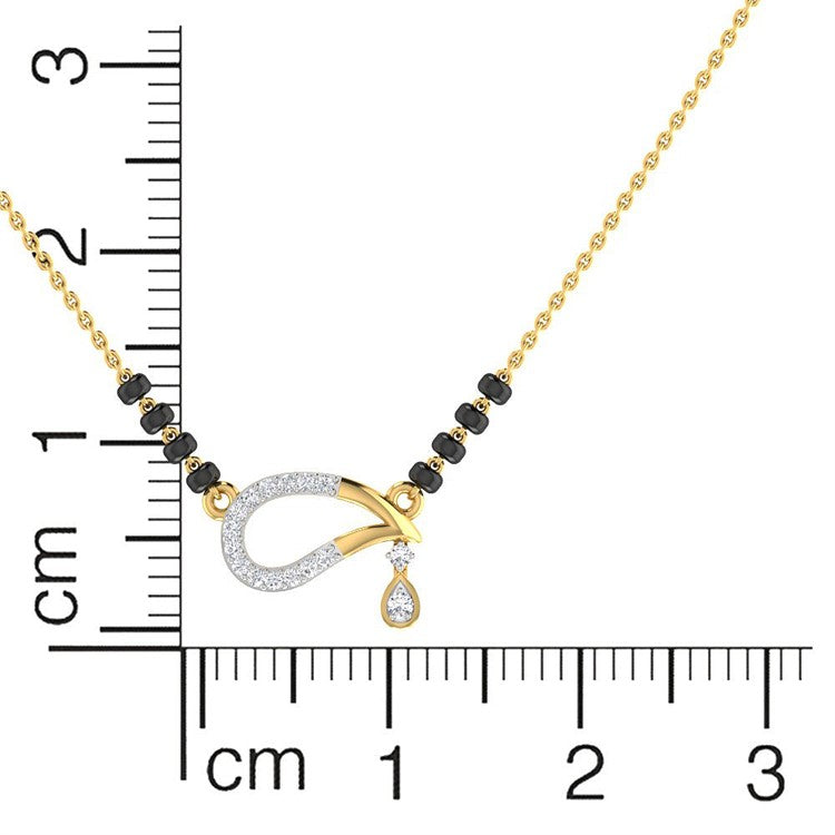 Captivating Diamond Short Mangalsutra 18K