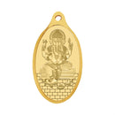 WHP 24KT (999) 5 Gram Lord Ganesh Yellow gold Pendant