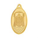 WHP 24KT (999) 2 gram Lord Balaji Yellow gold Pendant