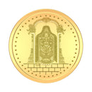 WHP 22KT(916) 8 gm Lord Balaji Yellow gold Coin