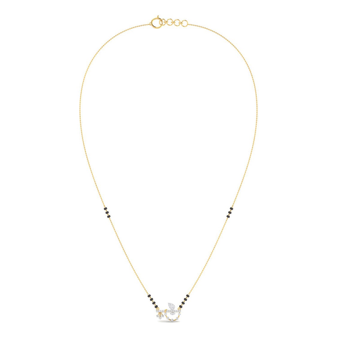 Exclusive Diamond Short Mangalsutra 18K