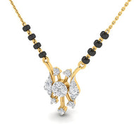 Stunning Elegance Diamond Short Mangalsutra Pendant 18K
