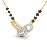Dazzling Shine 18K Diamond Short Mangalsutra