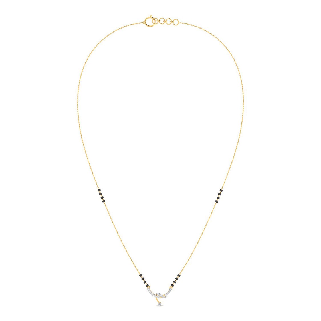 Forever Dazzle 18K Diamond Short Mangalsutra