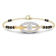 Modern Charm 18K Diamond Mangalsutra Bracelet