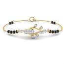 Dainty Elegant 18K Diamond Mangalsutra Bracelet