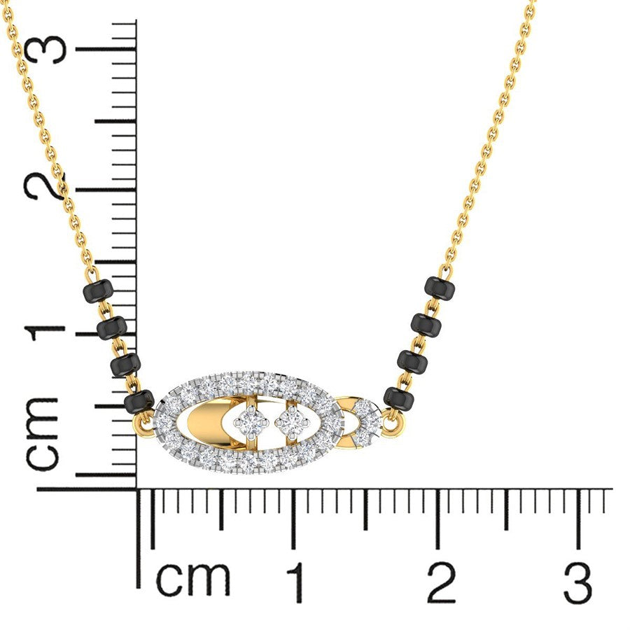 Gentle Elegance 18K Diamond Mangalsutra Bracelet