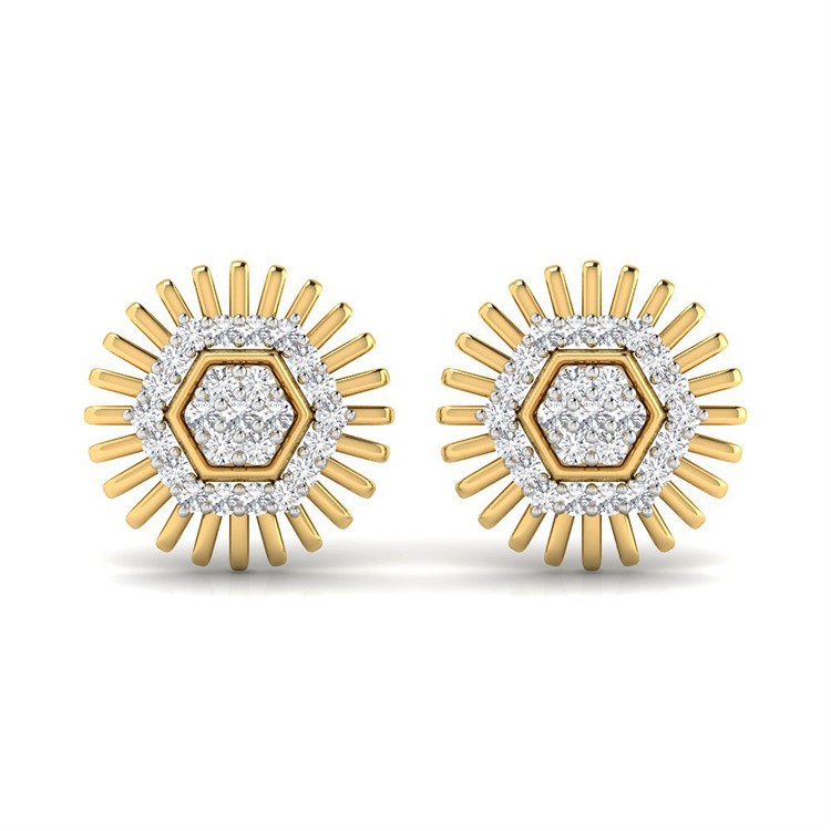 Flora Splendour Studs for Everyday Elegance