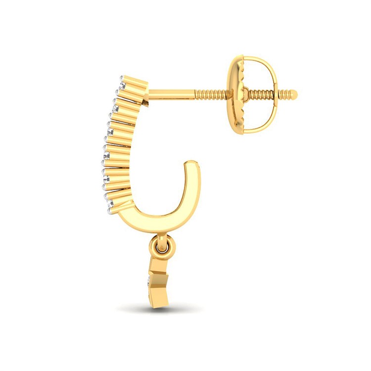 Slender Studs 18K for Shimmering Glow