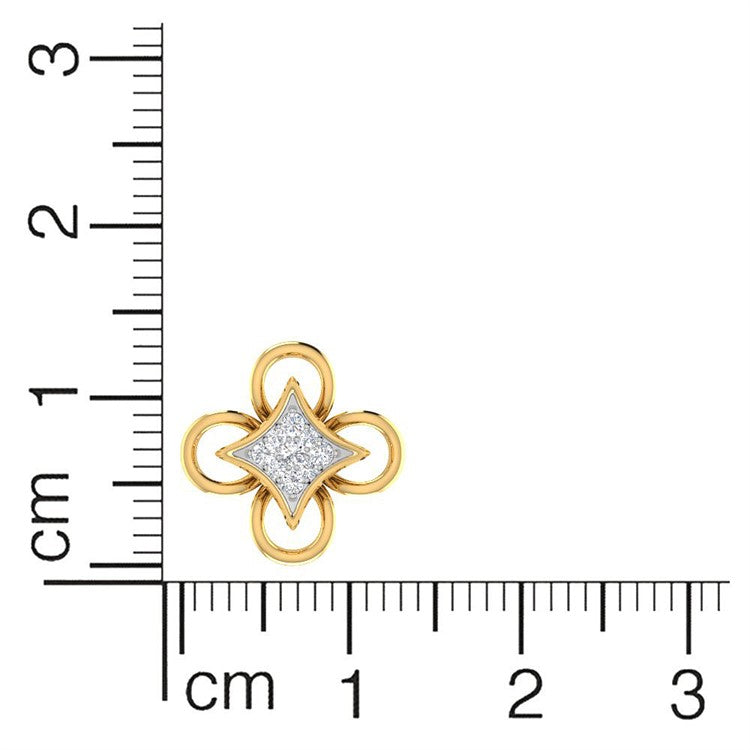 Simple Flower Elegance 18K Studs