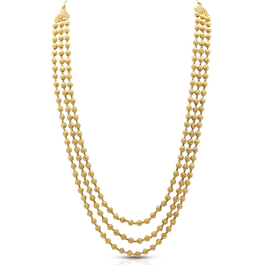 Graceful Beads Gold Layer Necklace