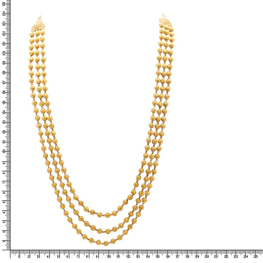 Graceful Beads Gold Layer Necklace