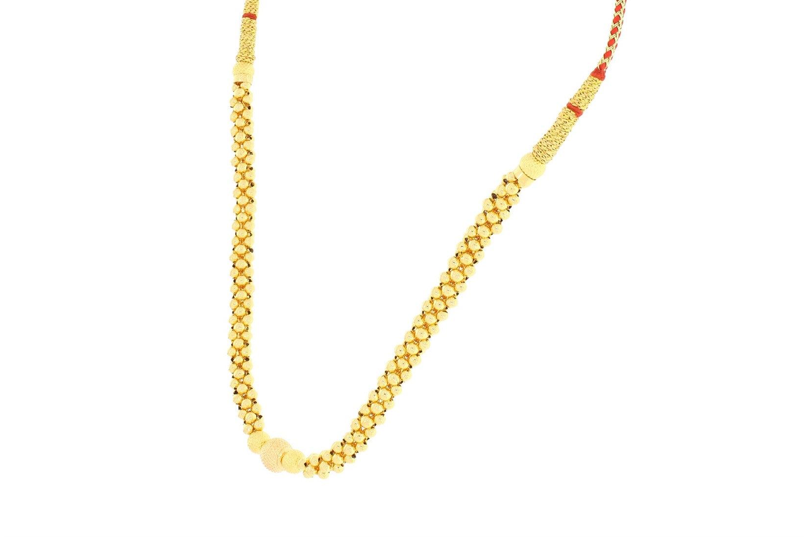Ethnic Gold Thushi Necklace