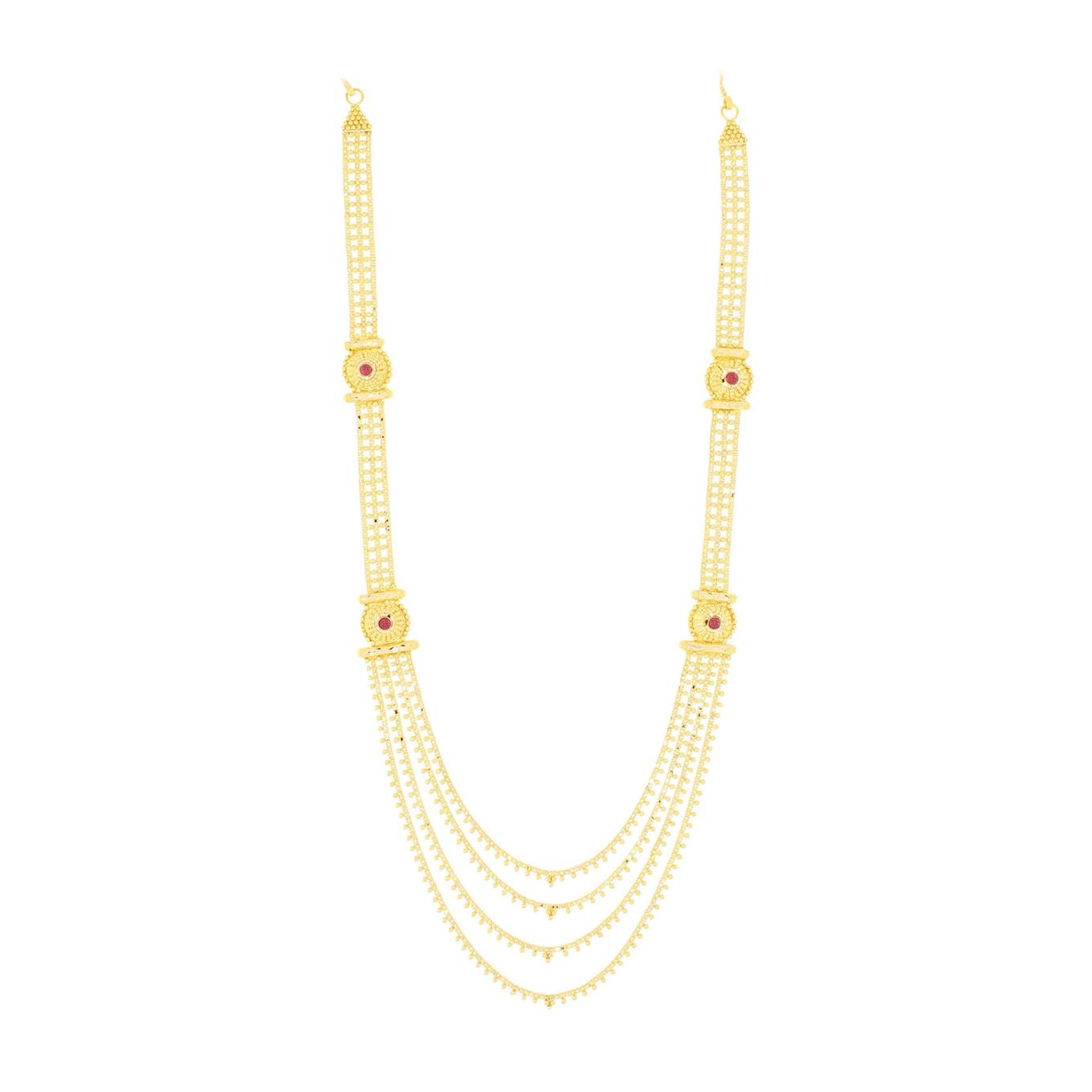 Grand Aura Gold Layer Necklace