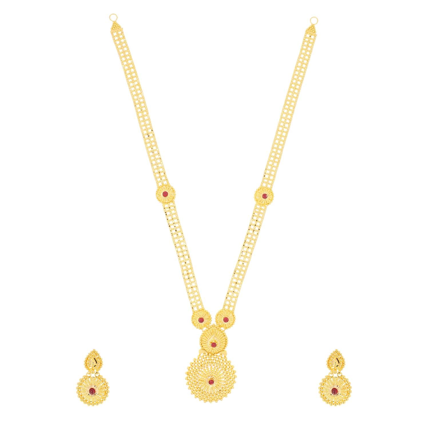 Classic Grace Long Gold Necklace