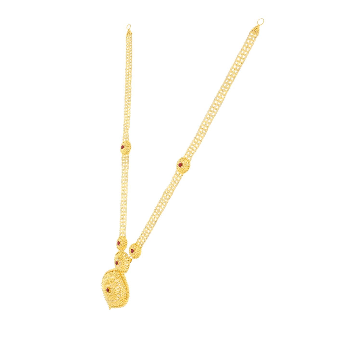 Simple Radiance Long Gold Necklace