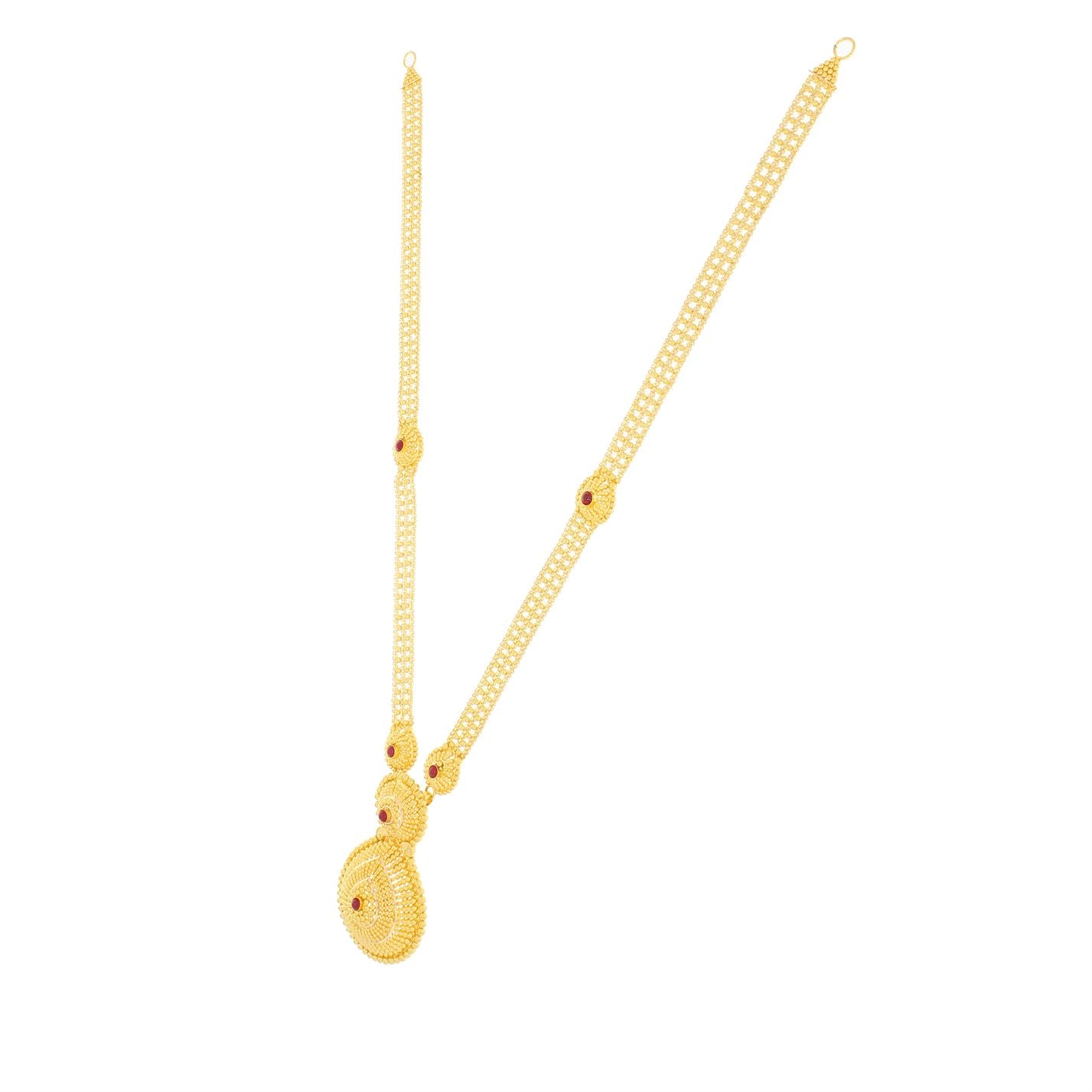 Minimalist Radiance Long Gold Necklace