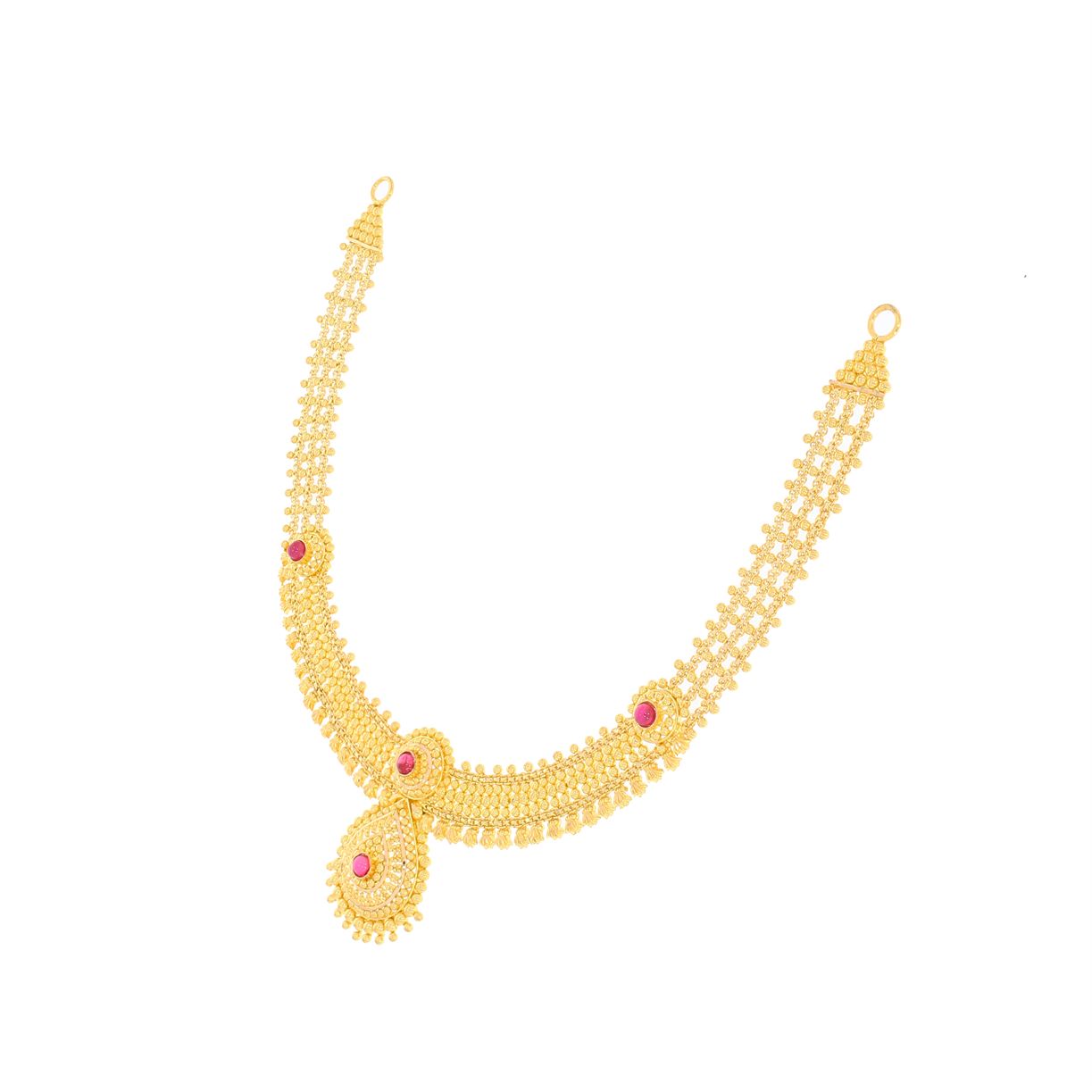 Radiant Grace Gold Short Necklace