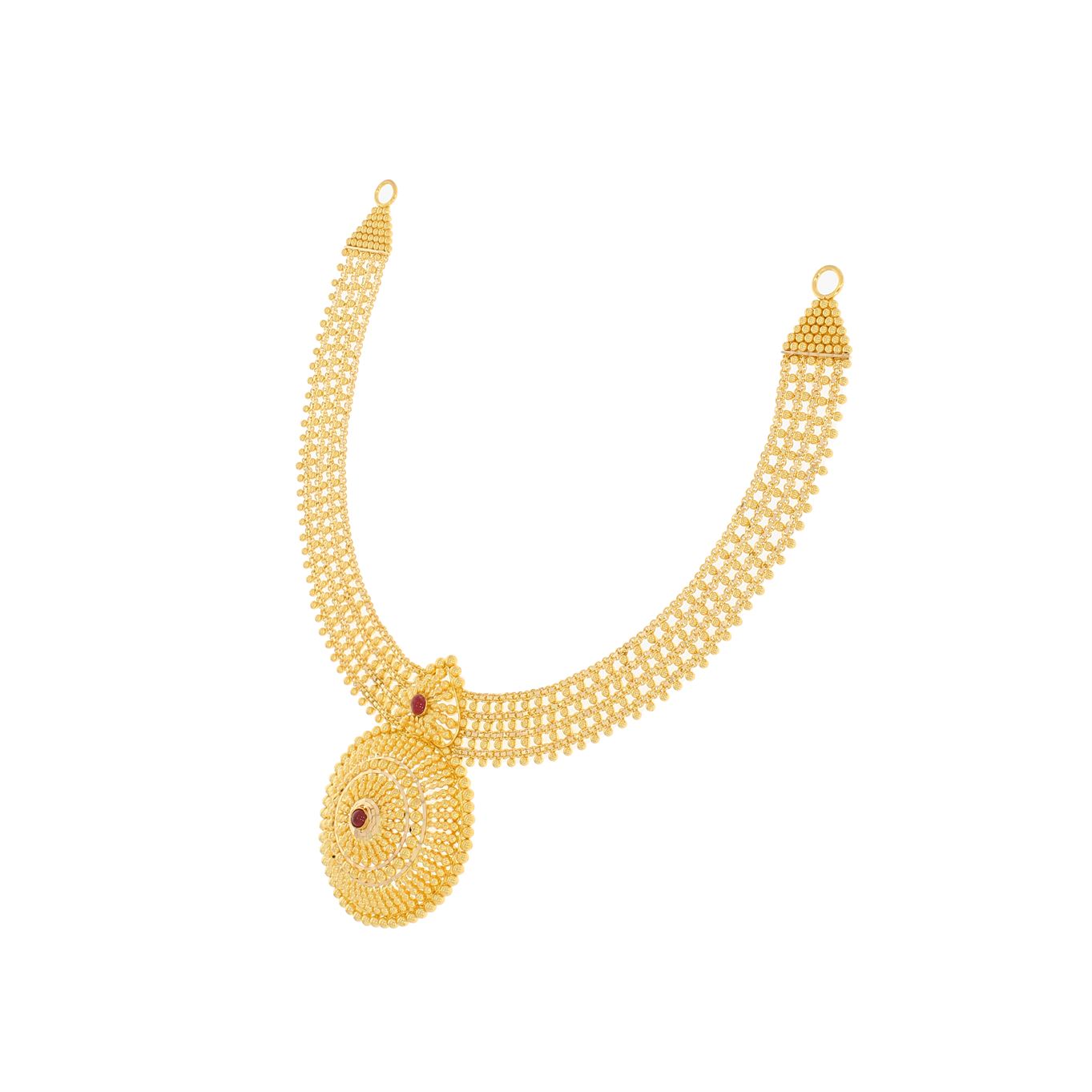 Vintage Simplicity Gold Short Necklace