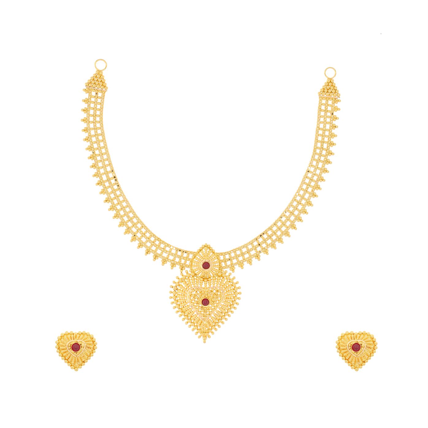 Vintage Elegance Gold Short Necklace