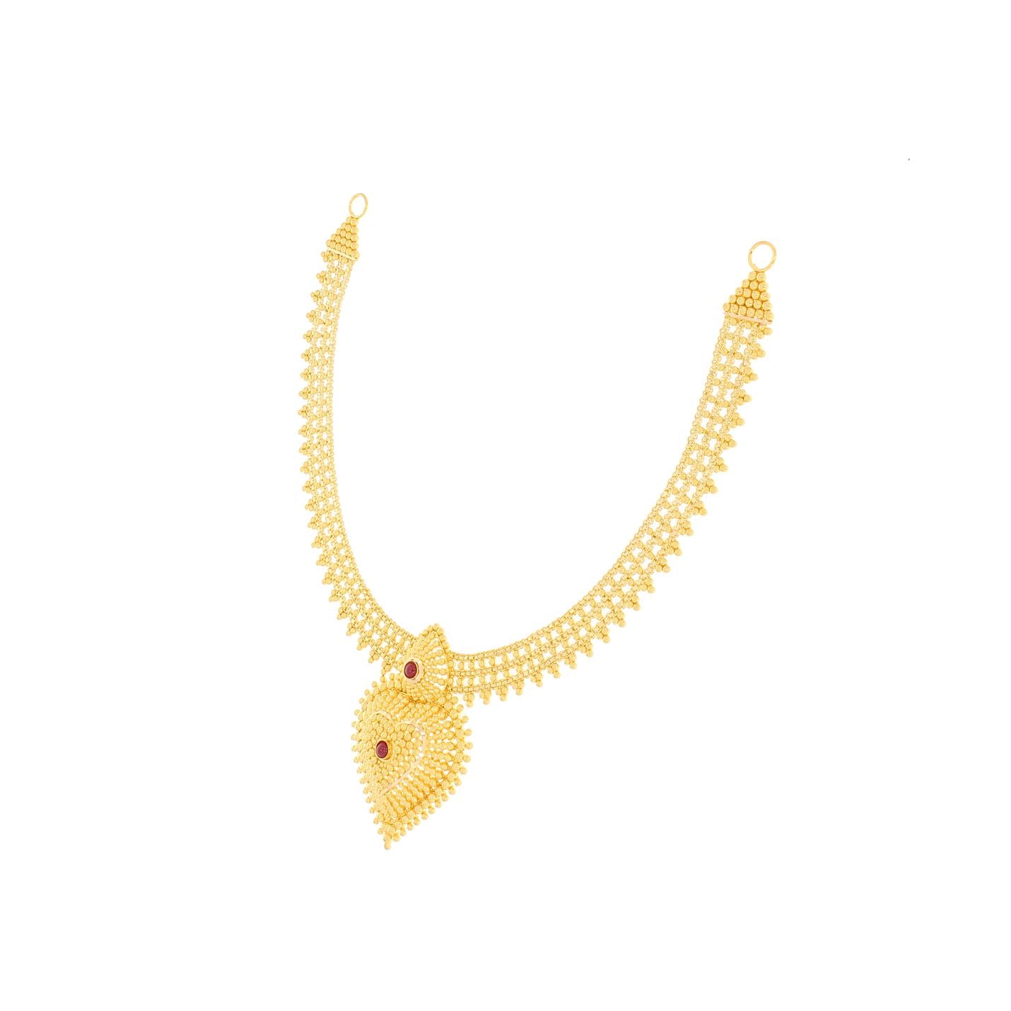 Vintage Elegance Gold Short Necklace