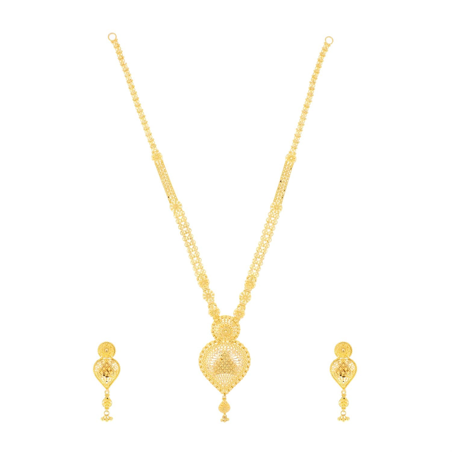 Gracile Glow Long Gold Necklace