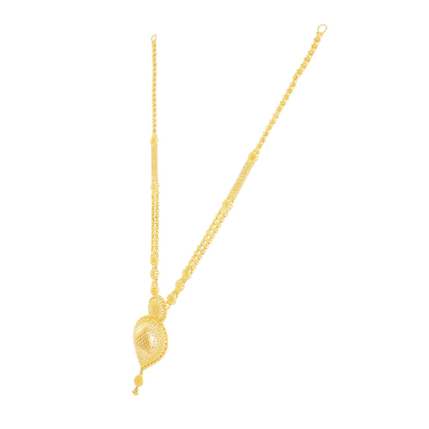 Gracile Glow Long Gold Necklace