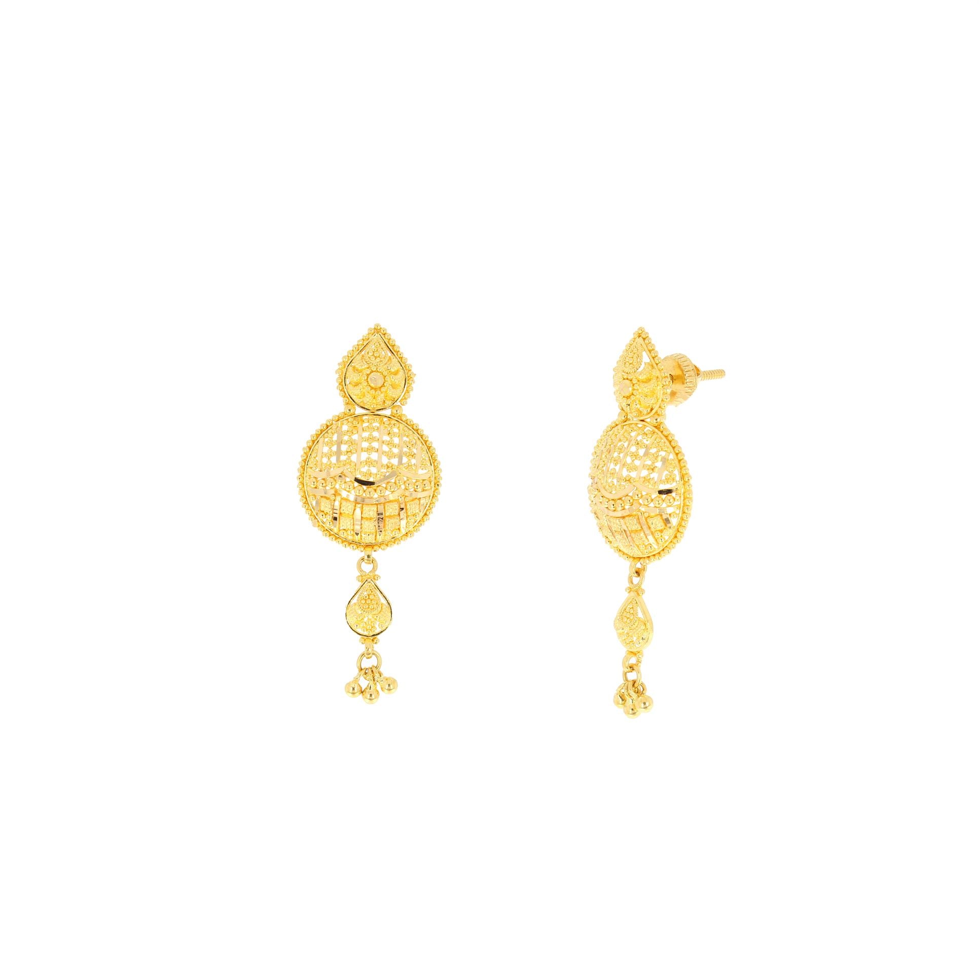 Graceful Glow Long Gold Necklace