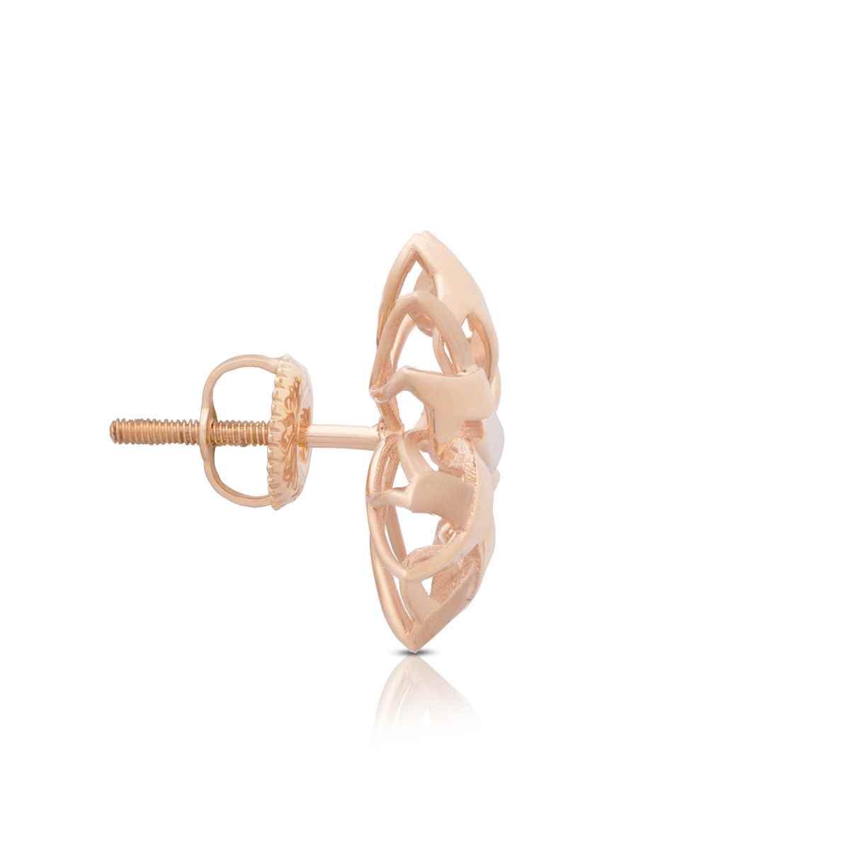 Enchanting Rose Gold Studs 18K