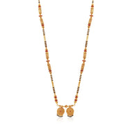 Charming Dainty 22K Gold Long Mangalsutra