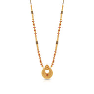 Gold Bead Elegance 22K Gold Long Mangalsutra