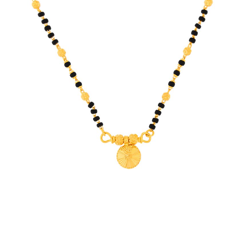 Petite Golden Charm 22K Short Mangalsutra